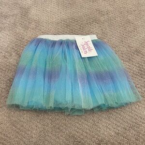 NWT Sparkle Sisters by Couture Clips Blue Tie Dye Tutu
